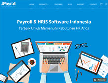 Tablet Screenshot of jpayroll.com
